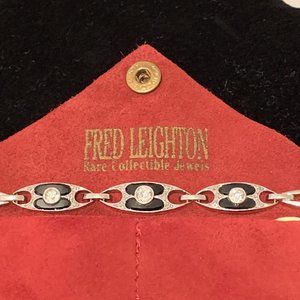 DIAMOND & ONYX Bracelet Circa 1915 - FRED LEIGHTON